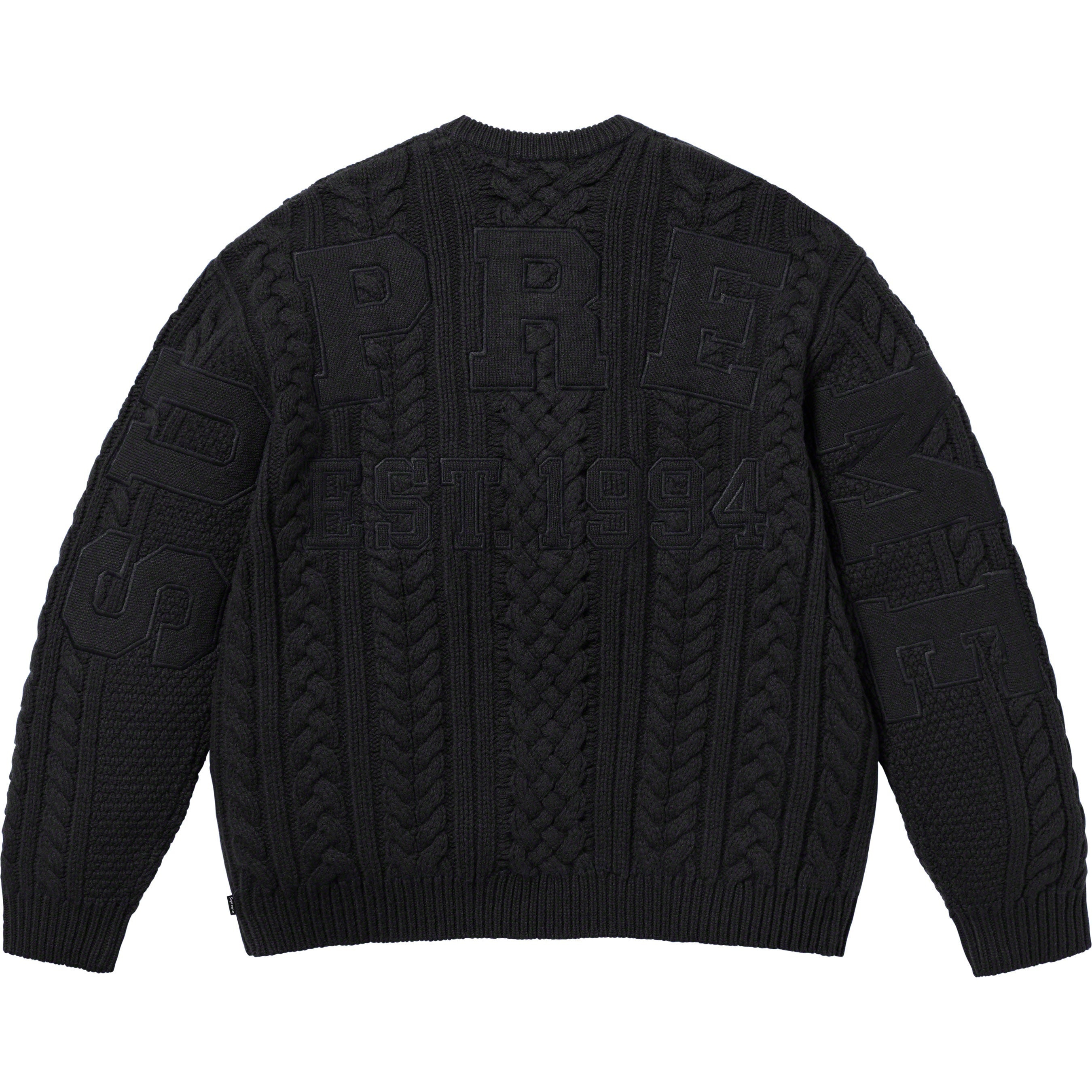 Appliqué Cable Knit Sweater view 6